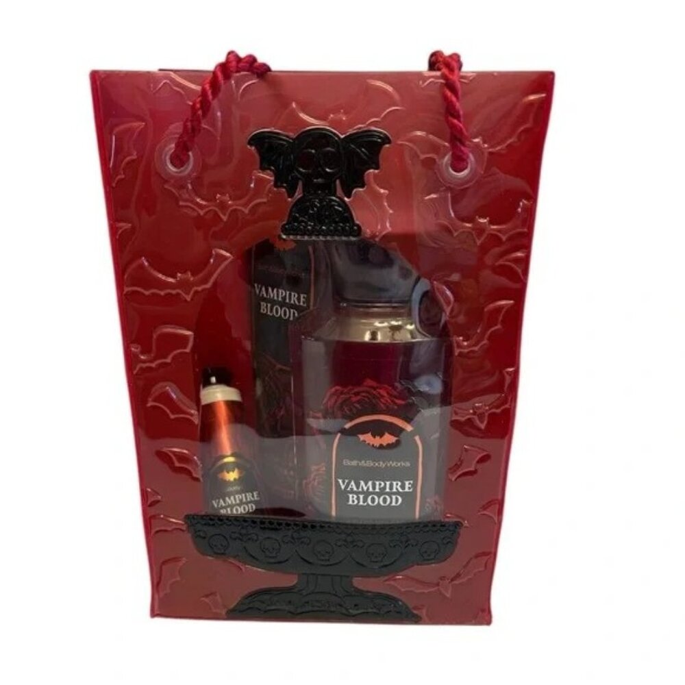 Bath & Body Works Vampire Blood gift set 4 items hand cream, cream, wash, ffm